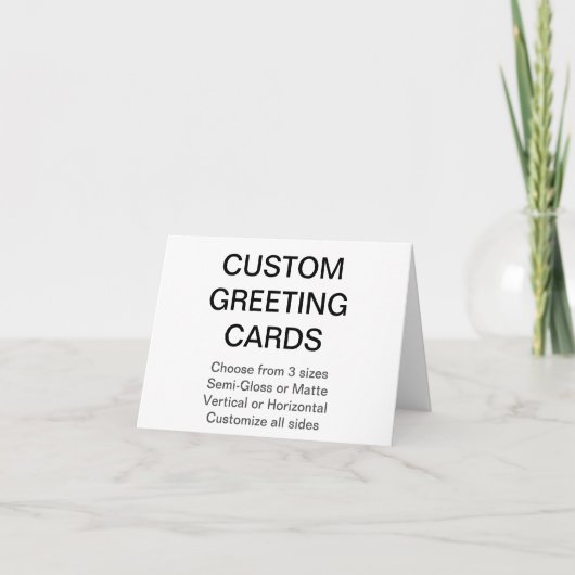 Aangepast, aangepast 5,5 x 4,25-inch fotoWenskaart Feestdagen Kaart (Voorkant)