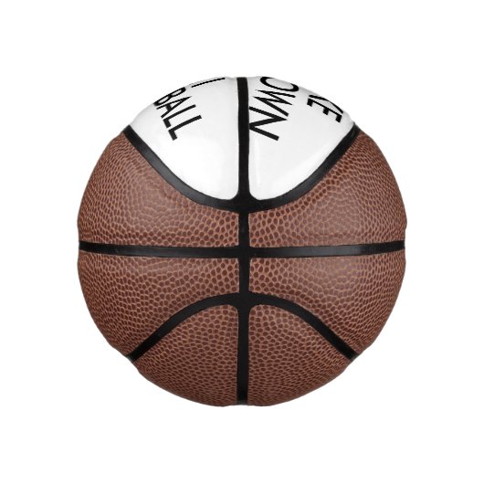 Aangepast, aangepast 6-inch mini-formaat Basketbal (Rechts)