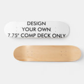 Aangepast aangepast 7,75-inch Comp Skateboard-deck Persoonlijk Skateboard (Horizontaal)