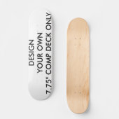 Aangepast aangepast 7,75-inch Comp Skateboard-deck Persoonlijk Skateboard (Voorkant)