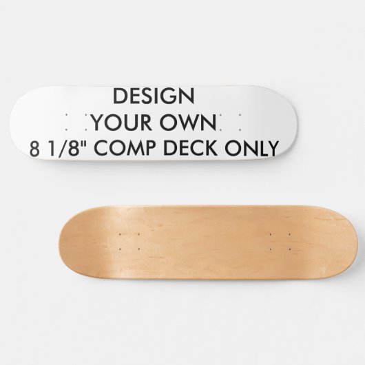 Aangepast aangepast 8 1/8-inch Comp Skateboard Dec (Horizontaal)