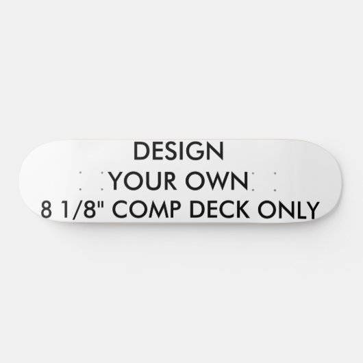 Aangepast aangepast 8 1/8-inch Comp Skateboard Dec (Horizontaal)