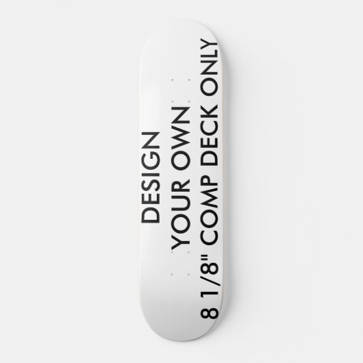 Aangepast aangepast 8 1/8-inch Comp Skateboard Dec (Voorkant)