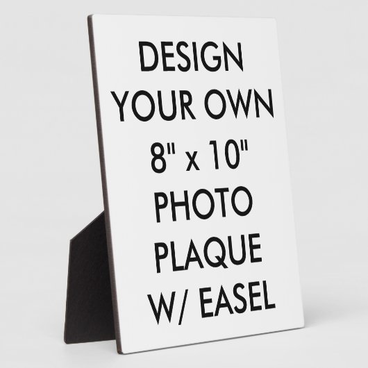 Aangepast, aangepast 8 x 10-inch fotoPlaque Fotoplaat (Zijkant)