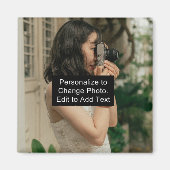 Aangepast aangepast aangepast fotonetwerk Naam Slo Magneet (Voorkant)