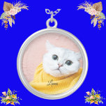 Aangepast aangepast aangepast Kat Foto Pet Foto Gi Zilver Vergulden Ketting<br><div class="desc">Aangepast,  aangepast Kat Foto Pet Foto Gift Silver Plantgeplaatst Ketting</div>