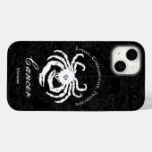 Aangepast aangepast abonnement zwarte-kankerdieren Case-Mate iPhone case (Achterkant (horizontaal))