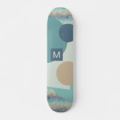 Aangepast aangepast Abstract geometrisch kunstpatr Persoonlijk Skateboard (Voorkant)