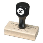 Aangepast, aangepast adres rubberstempel (Stempel)