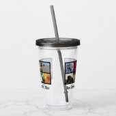Aangepast, aangepast Afbeelding voor meerdere foto Acryl Drinkbeker (Links)