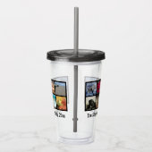 Aangepast, aangepast Afbeelding voor meerdere foto Acryl Drinkbeker (Rechts)
