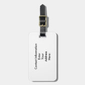 Aangepast aangepast Bagagelabel (Voorkant verticaal)