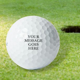 Aangepast aangepast bericht golfballen