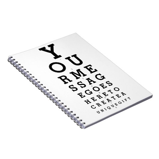 Aangepast aangepast berichtenoverzicht Opticien —  Notitieboek (Rechterzijde)