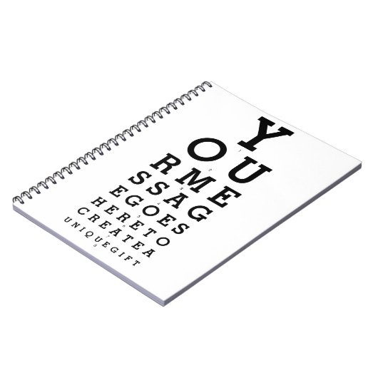 Aangepast aangepast berichtenoverzicht Opticien —  Notitieboek (Linkerzijde)