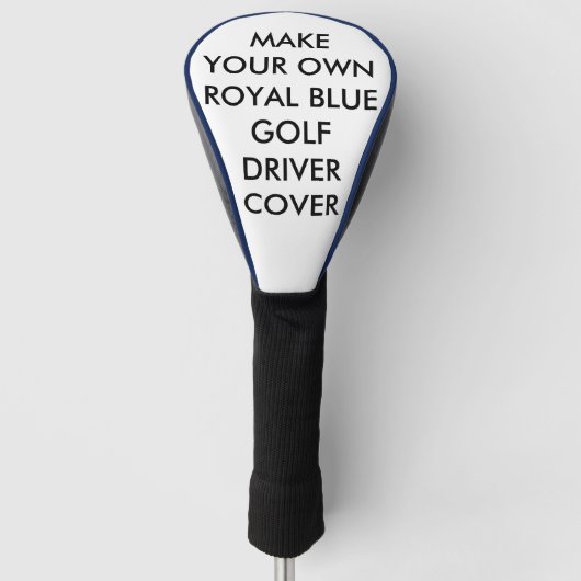 Aangepast aangepast blauw Golf Driver Club-Hoesje Golfheadcover (Voorkant)