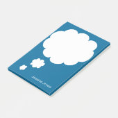 Aangepast aangepast blauw overzicht bulksgewijs post-it® notes (Schuin)