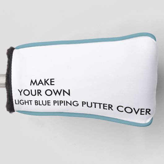 Aangepast, aangepast blauw Putter Golf Club Hoesje Golfheadcover (Voorkant)