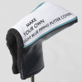 Aangepast, aangepast blauw Putter Golf Club Hoesje Golfheadcover (3/4 voorkant)