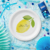 Aangepast, aangepast Bord Lemon. (Feest)