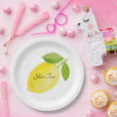 Aangepast, aangepast Bord Lemon. (Feest)