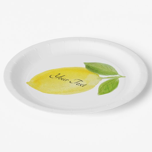 Aangepast, aangepast Bord Lemon. (Gekanteld)