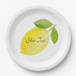 Aangepast, aangepast Bord Lemon.