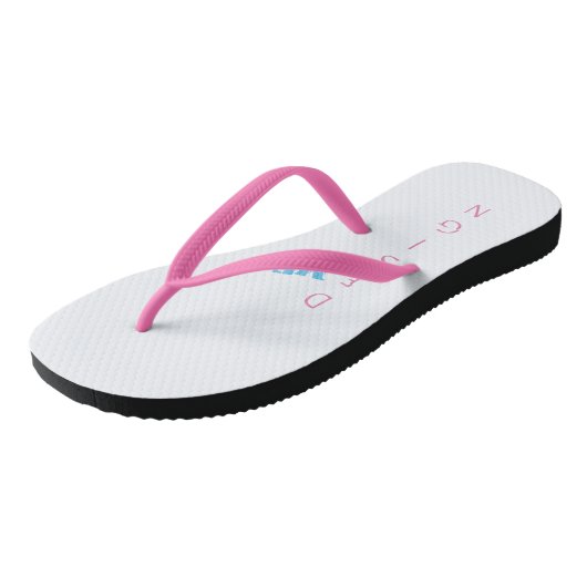 Aangepast, aangepast, cadeau, strand teenslippers (Schuin)