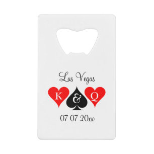 Aangepast aangepast cadeau voor fancy Las Vegas br Creditkaart Flessenopener