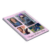Aangepast aangepast dagboek voor foto's moederdag notitieboek (Rechterzijde)