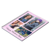 Aangepast aangepast dagboek voor foto's moederdag notitieboek (Linkerzijde)