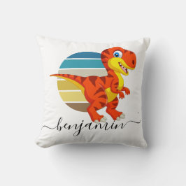 Aangepast aangepast dinosaurusbaby shower kussen