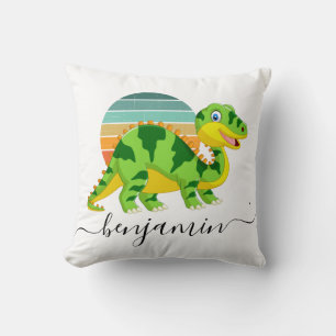 Aangepast aangepast dinosaurusbaby shower kussen
