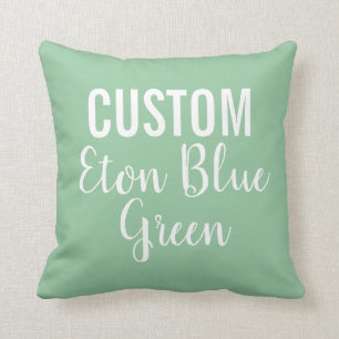 Aangepast aangepast ETON BLUE GREEN Sierkussen