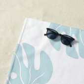 Aangepast, aangepast Ficus Leaf Bachelorette Strandlaken (In situ)