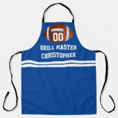 Aangepast aangepast Football Grill BBQ Tailgate Ap Schort (Voorkant)