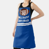 Aangepast aangepast Football Grill BBQ Tailgate Ap Schort (Insitu)