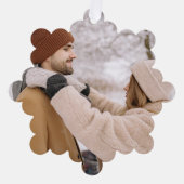 Aangepast aangepast fotocadeau ornament kaart (Voorkant)