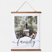 Aangepast aangepast fotocollage voor familie hangend wandkleed (Voorkant)