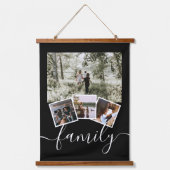 Aangepast aangepast fotocollage voor familie hangend wandkleed (Voorkant)