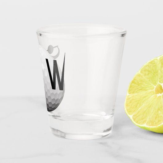 Aangepast, aangepast Golf Whiskey Shot Glass Shot Glas (Rechts)