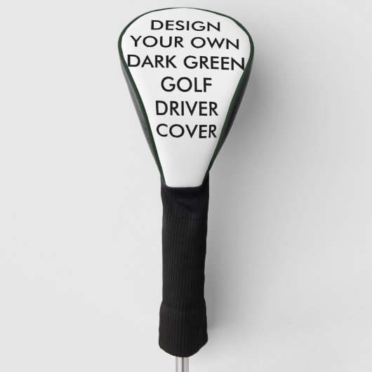 Aangepast, aangepast Groen Golf Driver Club-Hoesje Golfheadcover (Voorkant)