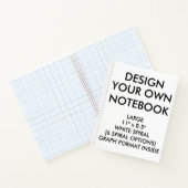 Aangepast, aangepast, groot GRAPH-notebook Notitieboek (Binnen)