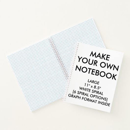 Aangepast, aangepast, groot GRAPH-notebook Notitieboek (Binnen)