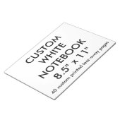 Aangepast, aangepast groot Notitieblok 40-pagina v (Schuin)