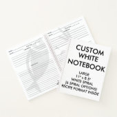 Aangepast, aangepast, groot rendement-laptop notitieboek (Binnen)