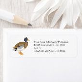 Aangepast aangepast groter Afbeelding voor Mallard Etiket (Insitu)