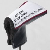 Aangepast aangepast Hoesje Rode Putter Golf Club Golfheadcover (3/4 voorkant)