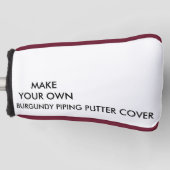Aangepast aangepast Hoesje Rode Putter Golf Club Golfheadcover (Voorkant)