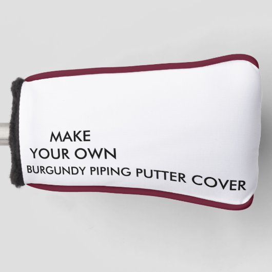 Aangepast aangepast Hoesje Rode Putter Golf Club Golfheadcover (Voorkant)